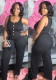 Women Casual Sleeveless Wide Leg Jumpsuit