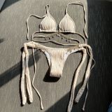 Women Sexy Chain Two Pieces Swimwear