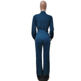 Women Sexy Solid Loose Jumpsuit