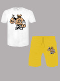 Men's Summer Print T-Shirt Set