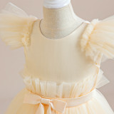 Children's long dress skirt puffy mesh princess dress girls' Children's Day costume