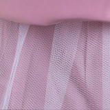 Girls Trendy Evening Dress Birthday Princess Dress Long Mesh Sequin Stage Catwalk Piano Costume