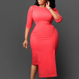 Ladies Fashion Chic Tonol Office Bodycon African Dress