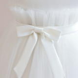 Children's long dress skirt puffy mesh princess dress girls' Children's Day costume