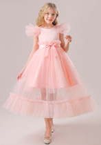 Children's long dress skirt puffy mesh princess dress girls' Children's Day costume