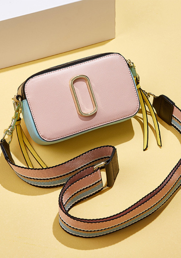 Women's bag wide shoulder strap fashion Messenger shoulder small square bag female