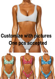 Custom Picture Swimsuit Custom Swim Team Gear Women's Bikini Two Pieces Swimwear