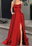 Solid Color Bridesmaid Dresses Long Maxi Dress Slim Fit Off Shoulder Bridesmaid Evening Dress