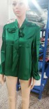 women's solid color professional shirt