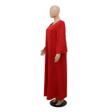 Muslim Beaded Loose-Cut Robe Dress Saudi Arabia Muslim