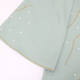 Muslim Beaded Loose-Cut Robe Dress Saudi Arabia Muslim