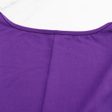 Women v-neck cutout dress