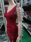 Women Formal Party Sexy Slim Evening Dress