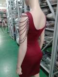 Women Formal Party Sexy Slim Evening Dress