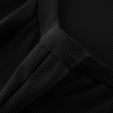 Women Sexy Solid Slim Backless Sports Jumpsuit