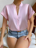 Women summer v-neck shirt