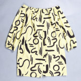 Sexy Casual Print Off Shoulder Plus Size Jumpsuit
