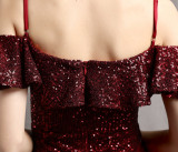 Collar Mini Evening Dress Dinner Party Formal Party Sexy Nightclub Girl Chic Elegant Short Dress