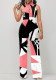 Sexy Fashion Digital Printing Sleeveless Ladies Jumpsuit