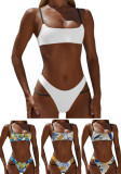 Custom Swim Caps No Minimum Custom Team Suits Women's Bikini Two Pieces Swimwear