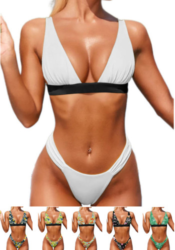 Custom Face Swimsuits Custom Tech Suits Women's Bikini Two Pieces Swimwear
