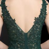 Elegant Lace Diamond Formal Party Dress Bride Long Mermaid Evening Dress