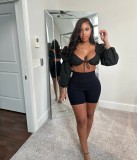 Women's Sexy Lace-Up Versatile Strapless Top