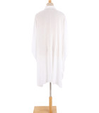 cotton shirt style loose beach cardigan Holidays sun protection cover-up