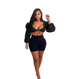 Women's Sexy Lace-Up Versatile Strapless Top