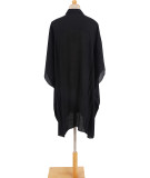 cotton shirt style loose beach cardigan Holidays sun protection cover-up