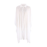 cotton shirt style loose beach cardigan Holidays sun protection cover-up