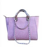 Trendy Large Capacity Portable Shoulder Messenger Chain Tote Bag