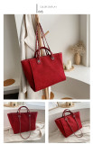 Trendy Large Capacity Portable Shoulder Messenger Chain Tote Bag
