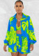 Women Fashion Long Sleeve Print Three-Piece