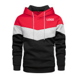 Customize Men Colorblock Hoodies