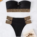 Bikini Two Pieces Swimsuit Women's Sexy Hollow Beach Swimwear