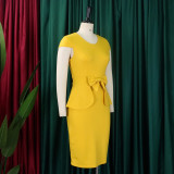Plus Size Women Summer Bodycon Dress