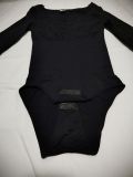 Solid Color Bodysuit Women's Slimming Basic Plus Size Butt Lift Long Sleeve Seamless Shapewear Bodysuit