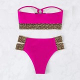 Bikini Two Pieces Swimsuit Women's Sexy Hollow Beach Swimwear