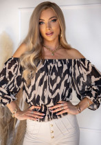 Summeroff Shoulder Loose Plus Size Short Sleeve Top