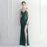 WomenSexy Backless Formal Party Evening Dress