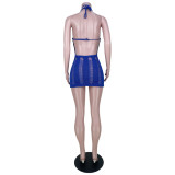 Women Sexy Hollow Sleeveless V-Neck Dress