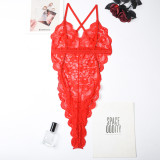 Sexy jumpsuit lace girl sexy Halter Neck Teddy Lingerie