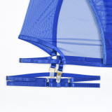 Sexy Lingerie Three-Piece Mesh Patchwork Sexy Clothes