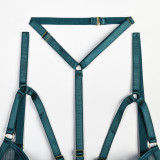 Sexy Lingerie Three-Piece Mesh Patchwork Sexy Clothes