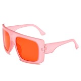 Women large frame gradient sunglasses