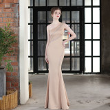 Plus Size Women Sequined Formal Party Maxi Evening Dress
