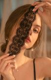 Ladies Sexy Accessories Sexy See-Through Lace Ribbon Fairy Lace-Up Eye Mask Sexy Lingerie