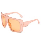 Women large frame gradient sunglasses