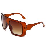 Women large frame gradient sunglasses